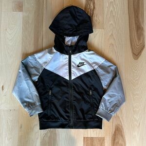 Nike Kids Black and Gray Jacket